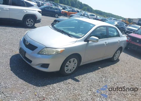 2009 Toyota Corolla Xle из США, поврежденный, VIN 2T1BU40E49C111752